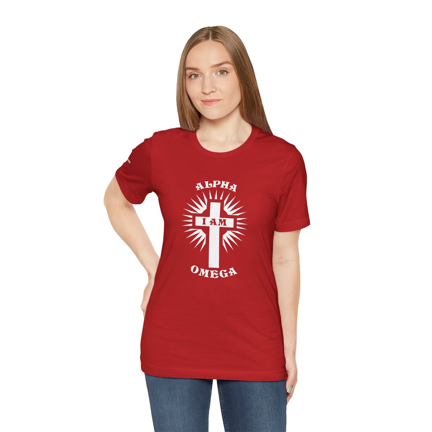 Alpha and Omega -  White Design - Tee