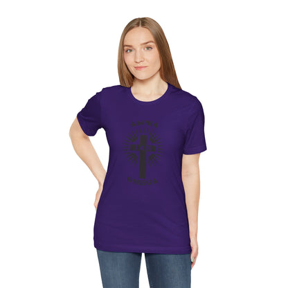 Alpha and Omega - Jesus -  Black Design - Tee