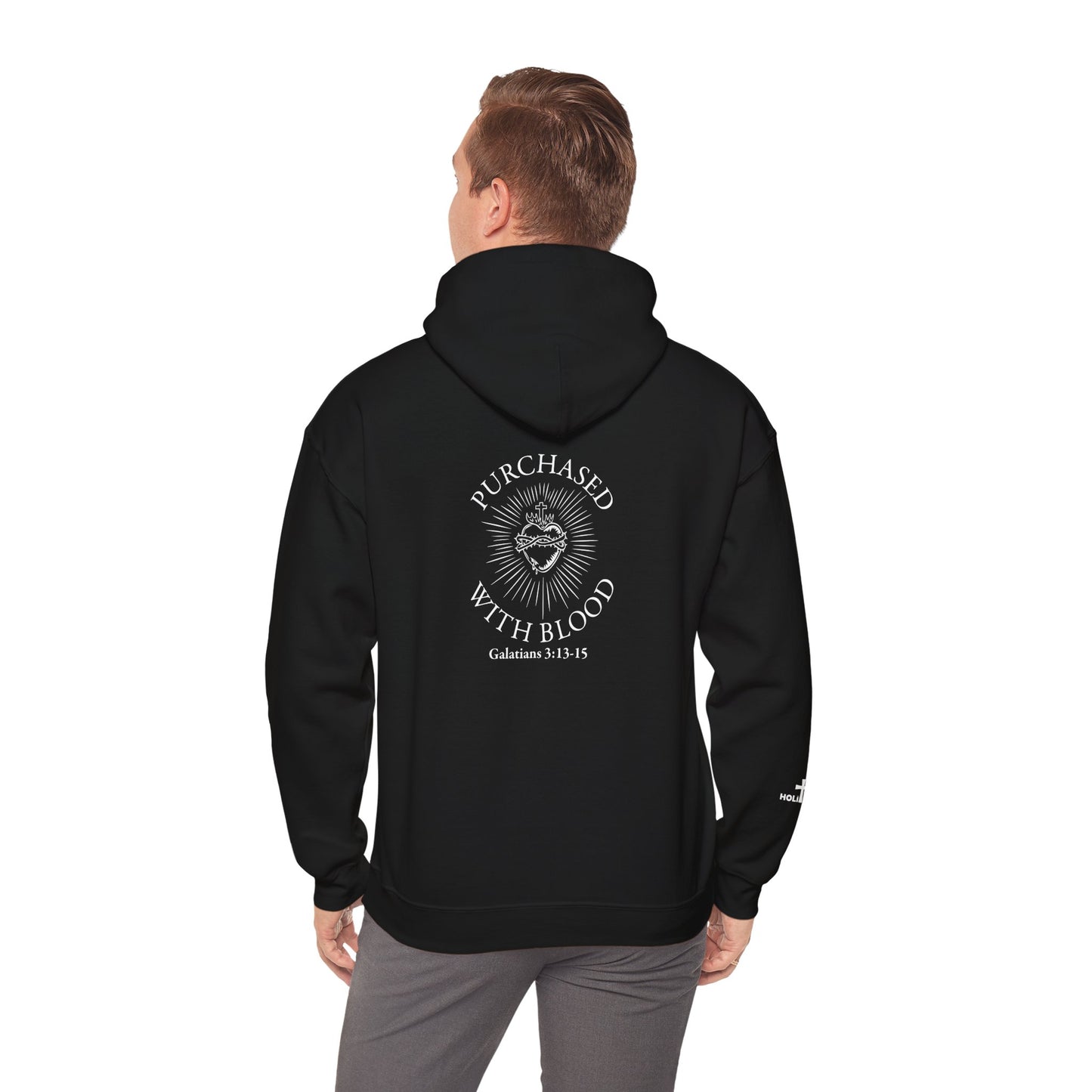 Purchased with Blood - Jesus -  White Design