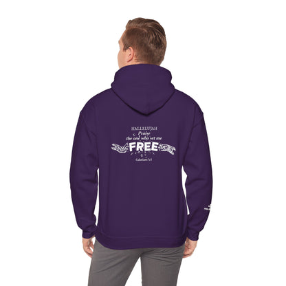 Praise the one who set me FREE - Jesus -  White Design