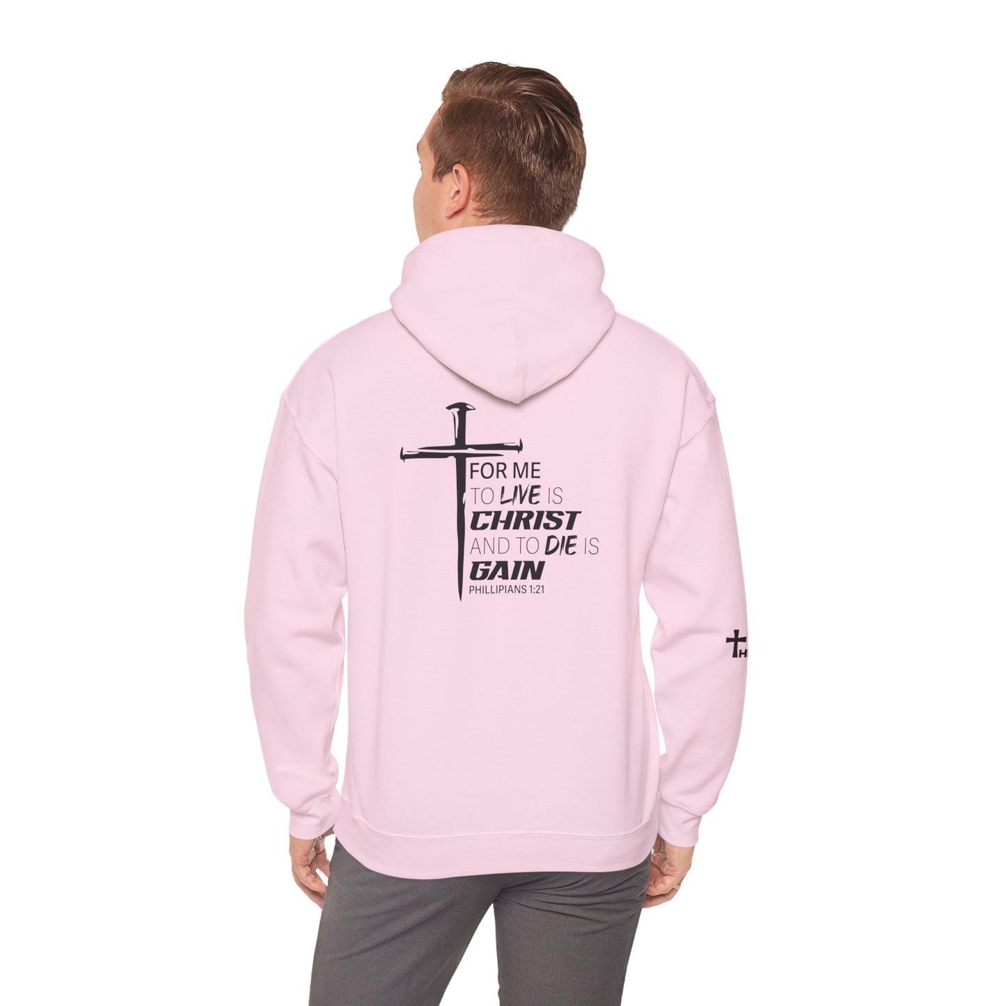 For me to Live is Christ - Jesus -  Black Design