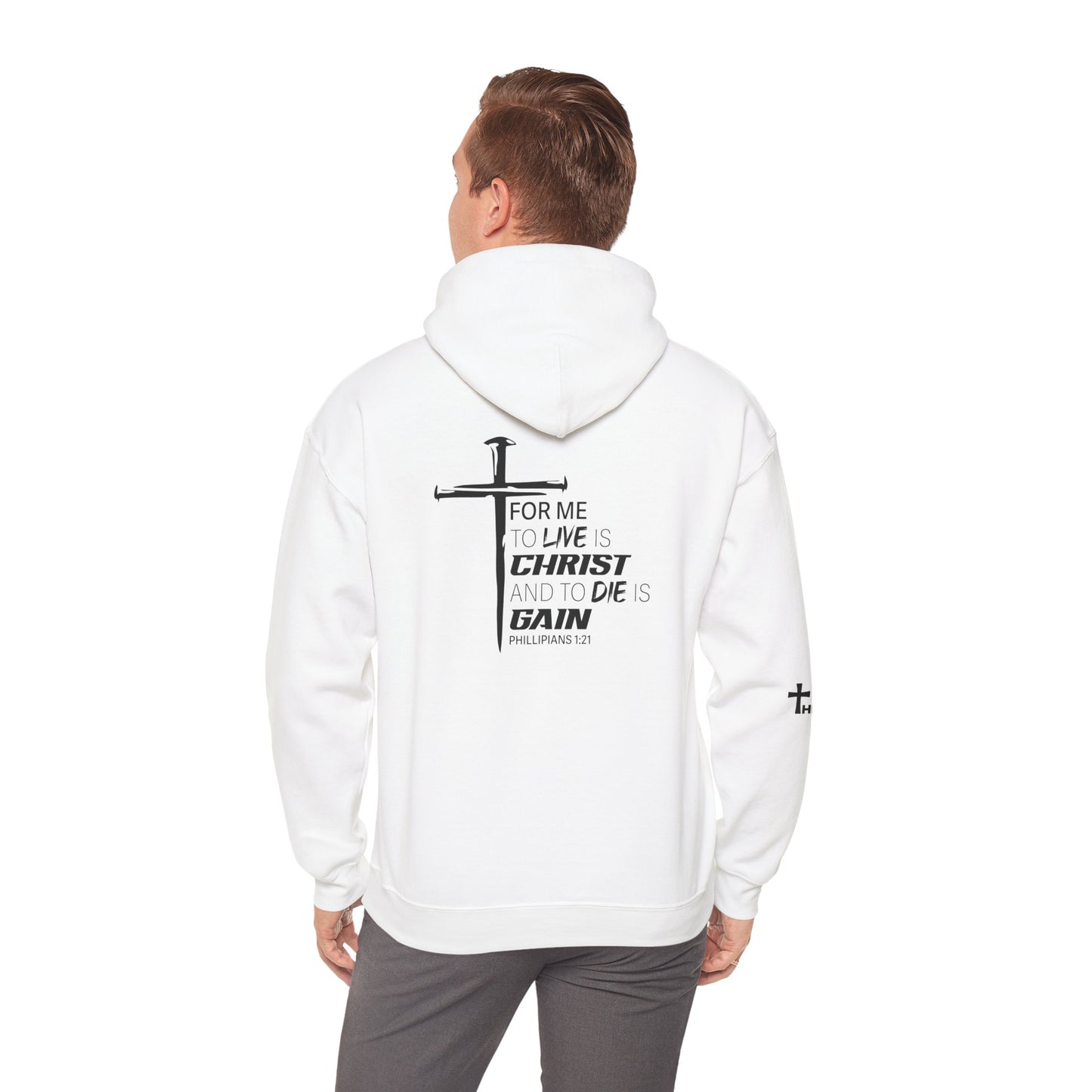 For me to Live is Christ - Jesus -  Black Design