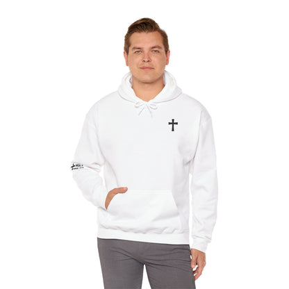 'Never Forget' Inspirational Biblical Black Design - High Quality Fleece Hoodie