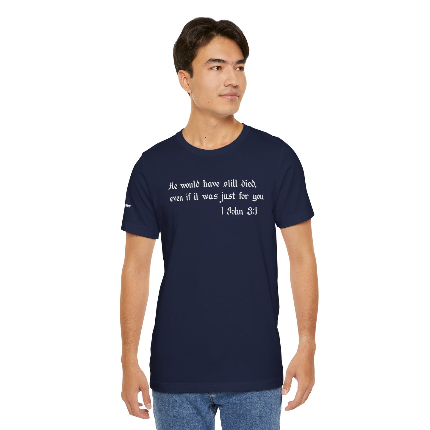 1 John 3:1 -  White Design - Tee