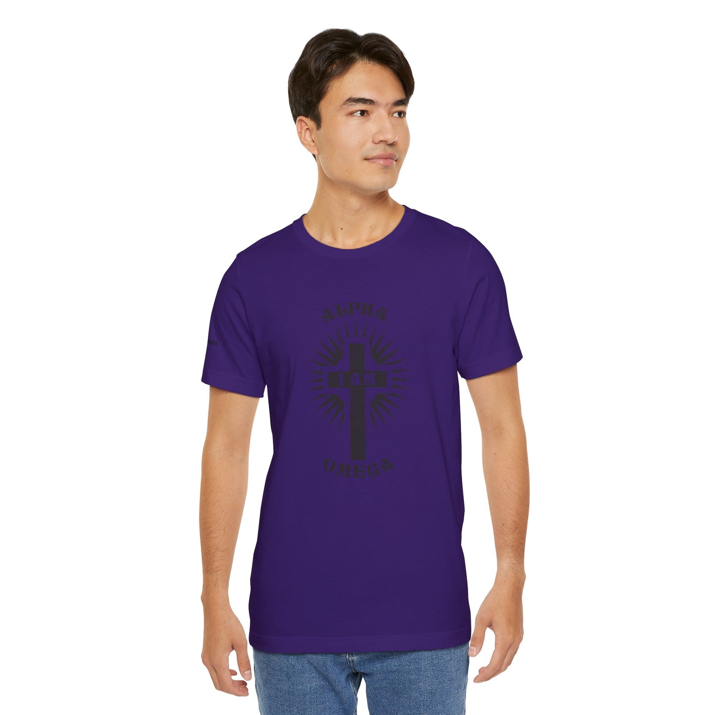 Alpha and Omega - Jesus -  Black Design - Tee