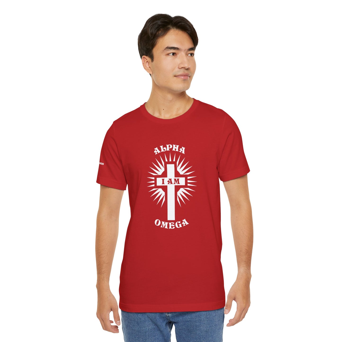 Alpha and Omega -  White Design - Tee