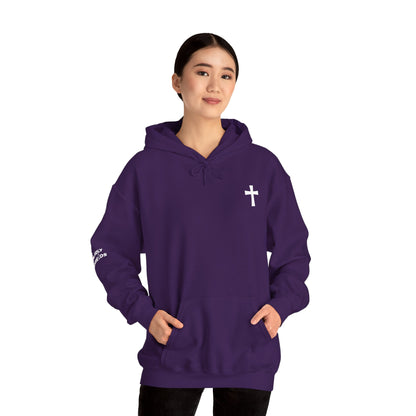 'For Me To Live is Christ' Inspirational Biblical Design - High Quality Fleece Hoodie
