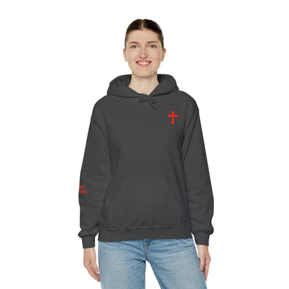 Purchased with Blood' Inspirational Biblical Red Design