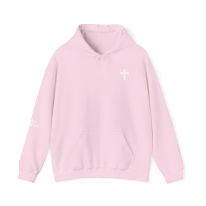 'For Me To Live is Christ' Inspirational Biblical Design - High Quality Fleece Hoodie