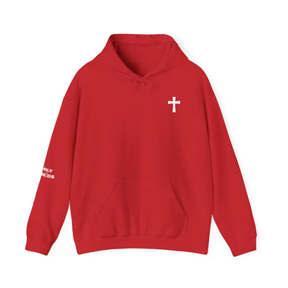 'For Me To Live is Christ' Inspirational Biblical Design - High Quality Fleece Hoodie