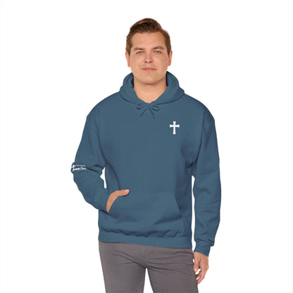 'For Me To Live is Christ' Inspirational Biblical Design - High Quality Fleece Hoodie